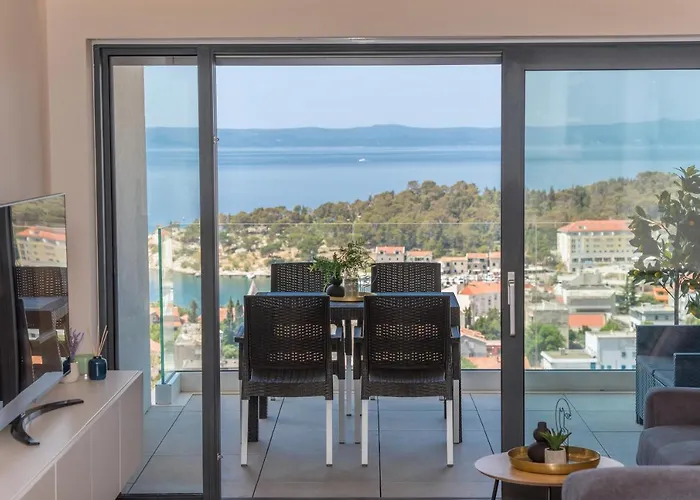 Luxury Lemon Sea & View מאקרסקה