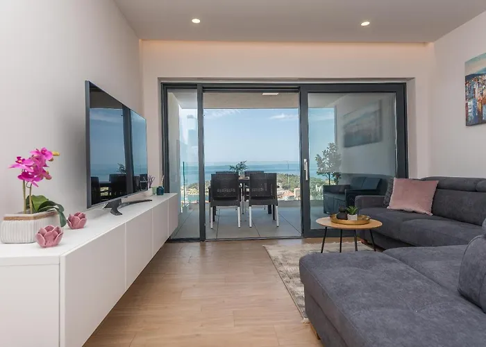 Luxury Lemon Sea & View * מאקרסקה