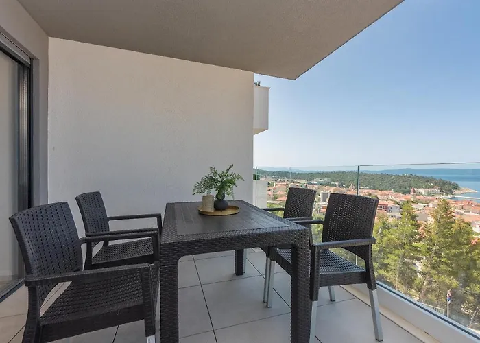 Luxury Lemon Sea & View מאקרסקה